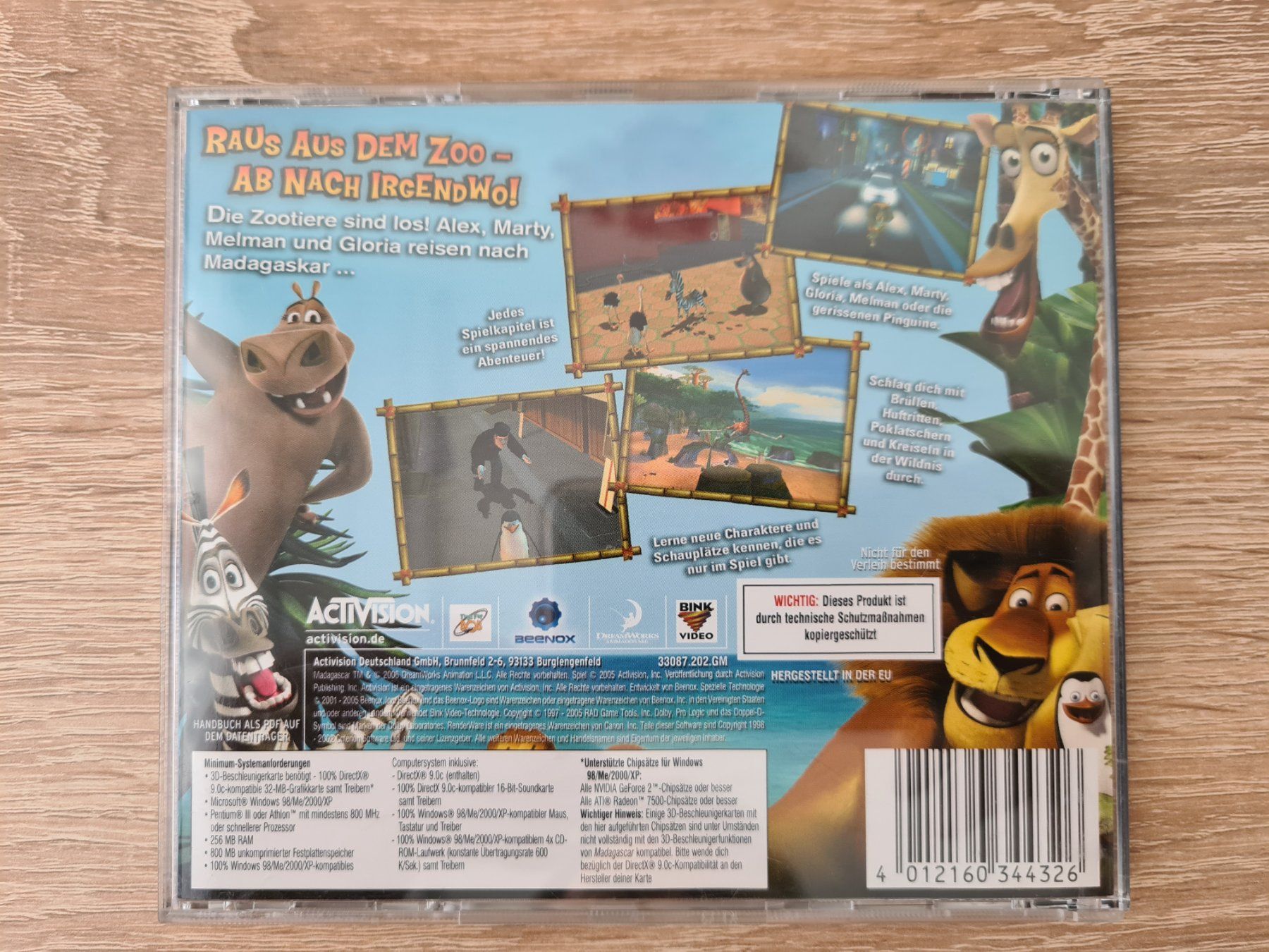 Giochi: Madagacar (German Cover) - PC – Usato da Carouge GE venduto da Gasco 1