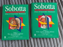 Sobotta, Atlas d'anatomie humaine, 3è édition, tomes 1 et 2