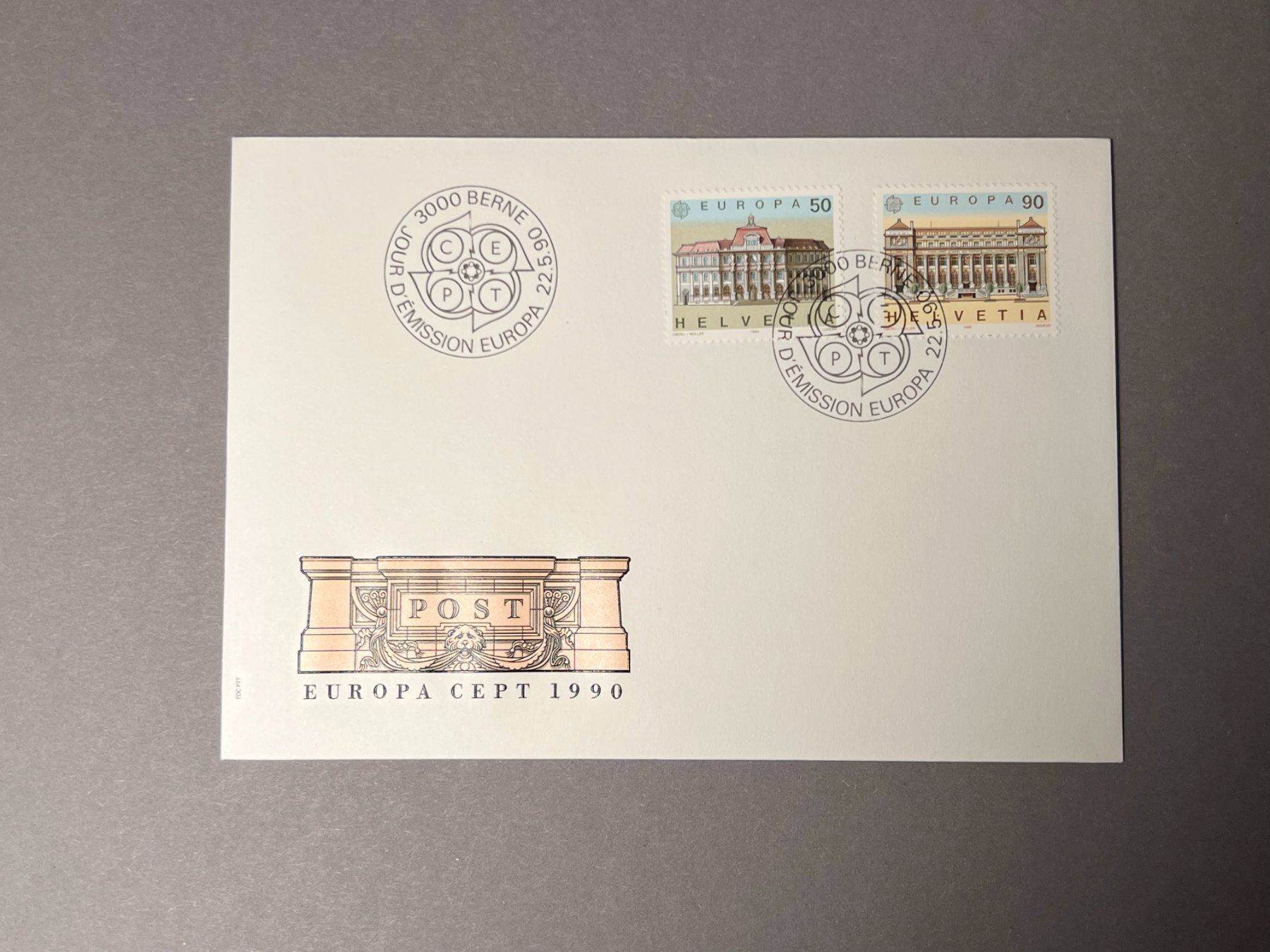 Tutti i francobolli: FDC EUROPA CEPT 1990 – Usato da Riva san vitale venduto da abd_p86k
