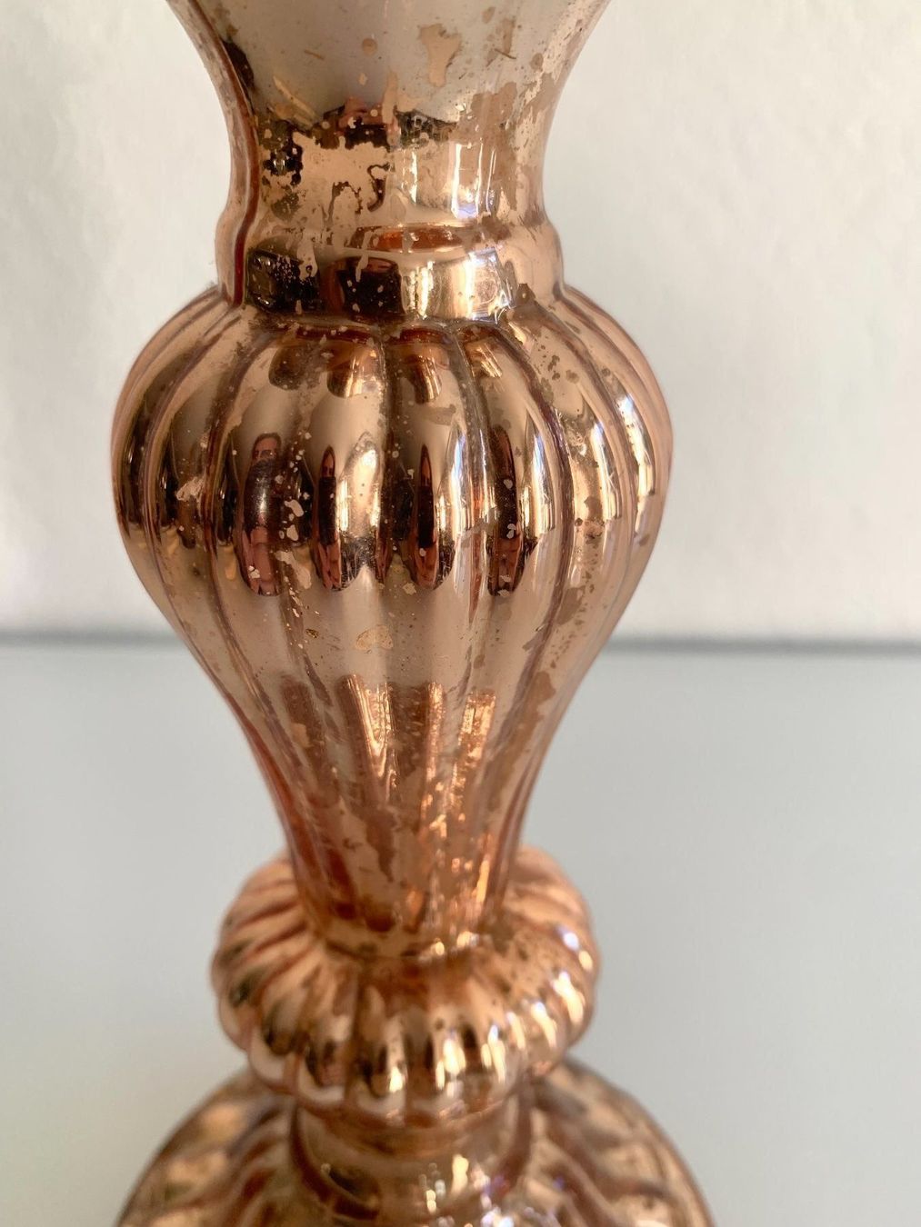 Kerzenständer: Dekorativer rosegold Kerzenständer – Gebraucht aus Bern von Fraeuleinhonig 3
