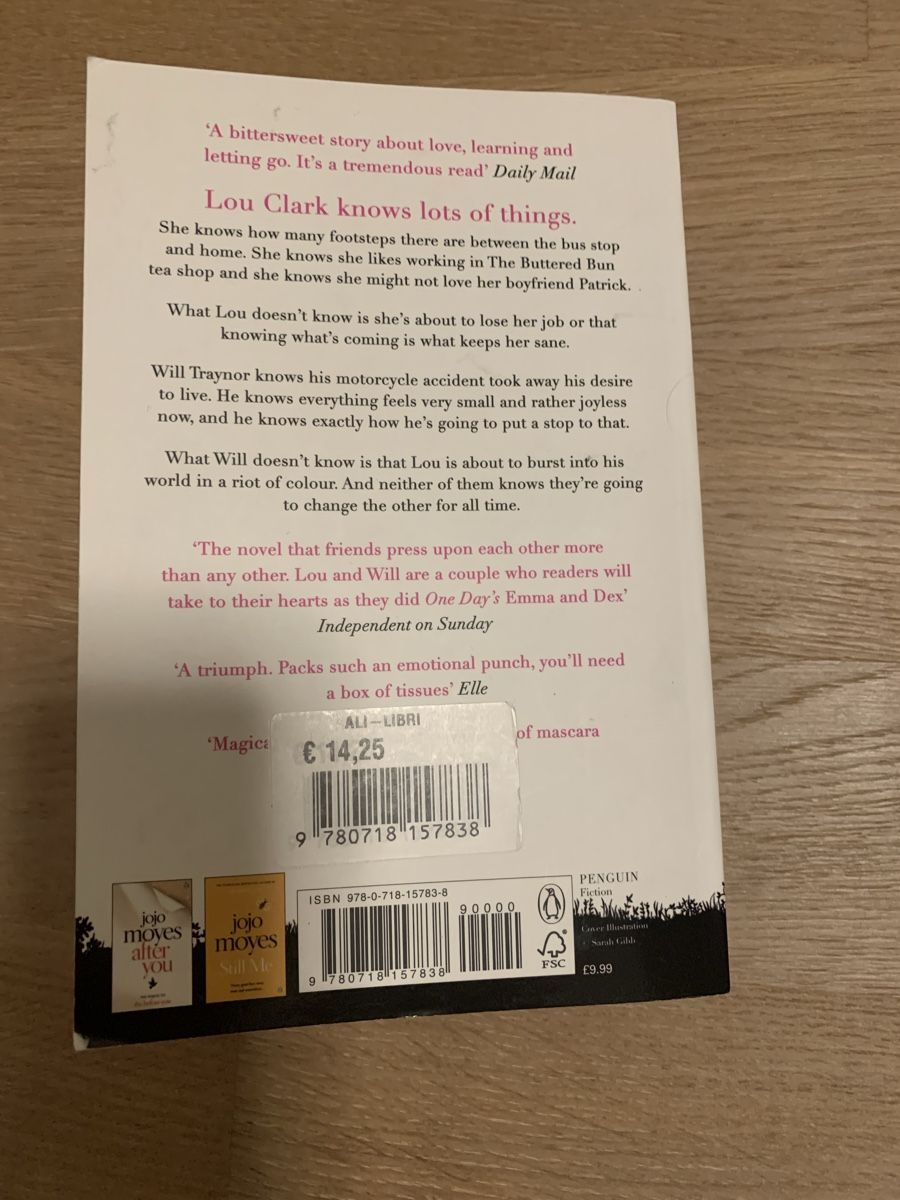 Libri: Buch Jojo Moyes - Me Before You – Usato da Pfäffikon ZH venduto da sunshine9500 2