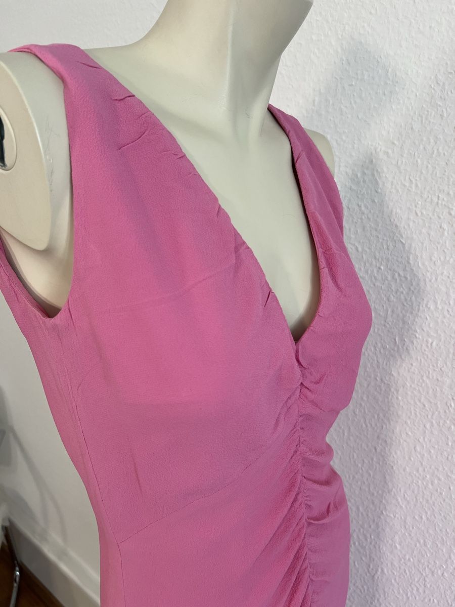 Vestiti: Rene Lezard Kleid pink Grösse 34 Seide – Usato da Basel venduto da Bettybooo 5