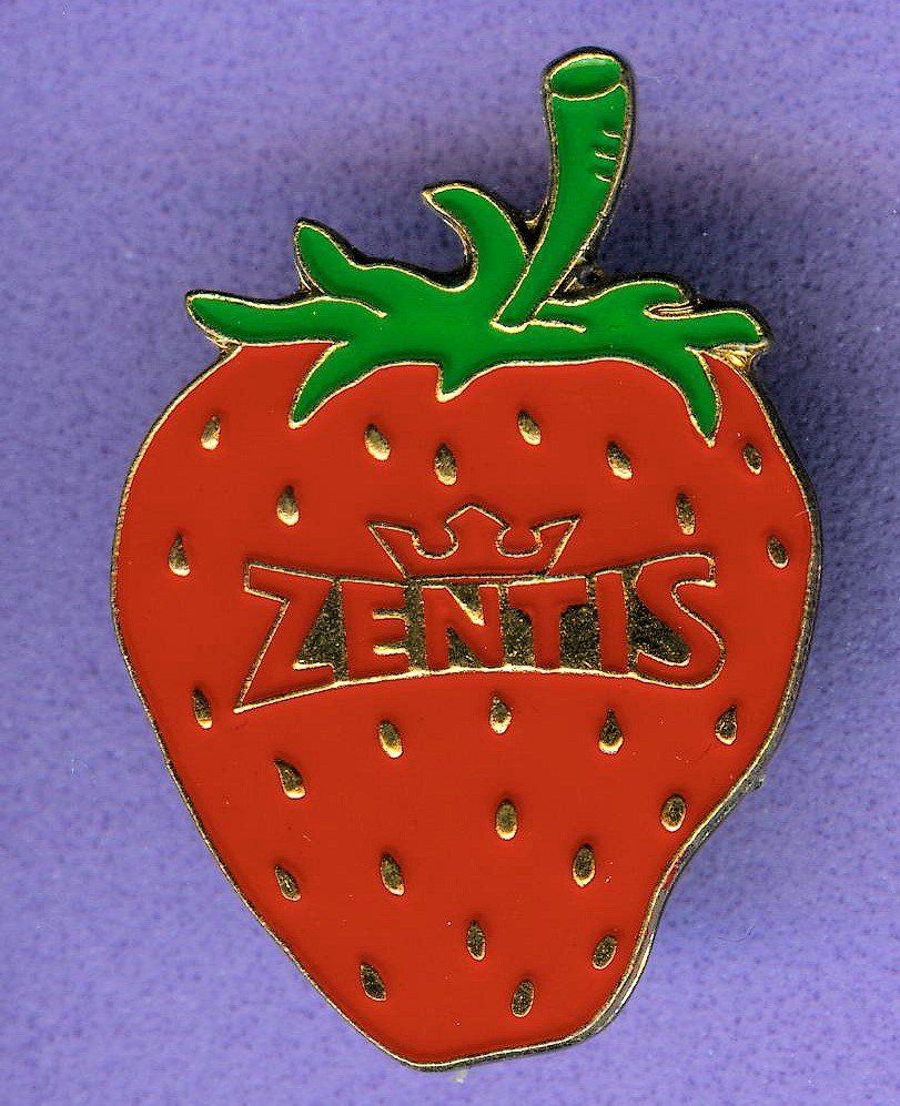 Placchette & Badge: ZENTIS  Erdbeer  Konfi – Usato da Winterthur venduto da Sammleroase
