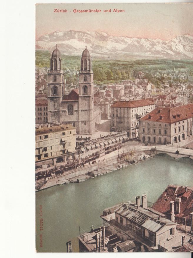 Cartoline postali: Zürich 1908 – Usato da Bürglen TG venduto da StampGraf
