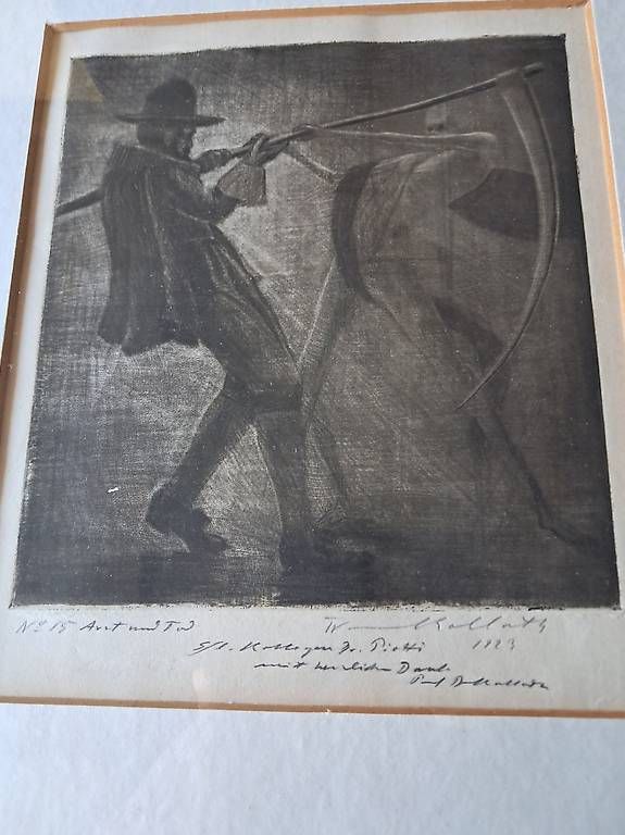 Dipinti: Quadro disegnato a mano ,con firma  – Usato da Figino venduto da cau_pcd6 1