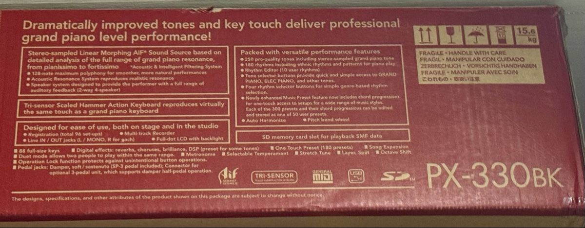Casio Musikinstrumente: Digital Piano Casio Privia PX-330BK – Gebraucht aus Luzern von lucybrown 5