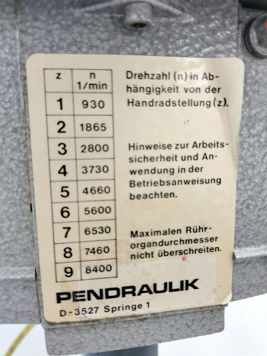 Alle Maschinen: Pendraulik Disperlux LD 50 EX typ HWM – Gebraucht aus Niederdorf von LeptonAG_Labor 8