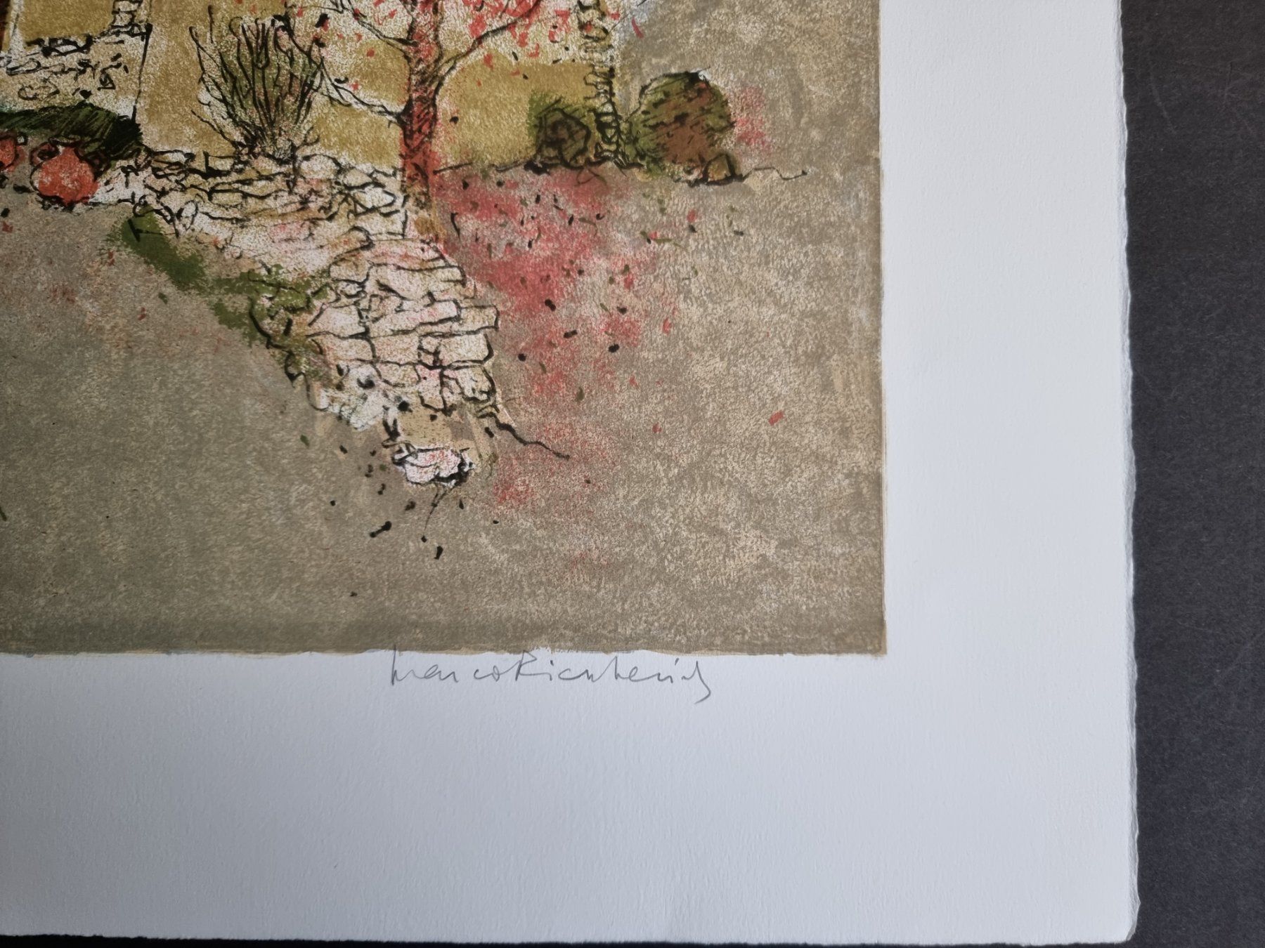 Grafica & Litografie: MARCO RICHTERICH LITHOGRAPHIE SIGNIERT NUMMERIERT – Usato da Gersau venduto da grafik-kunst 4