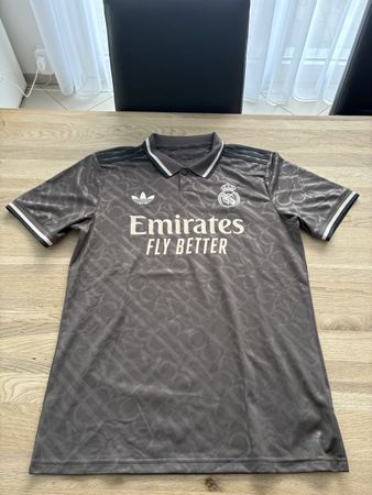 Adidas Fussball Trikot Real Madrid grau Grösse M