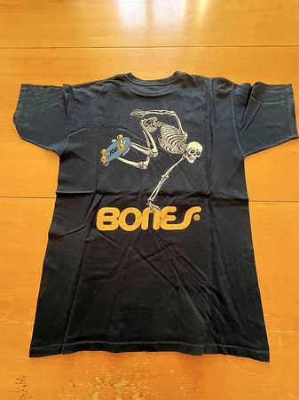 Powell Peralta BONES Skateboard T-Shirt  Gr. M