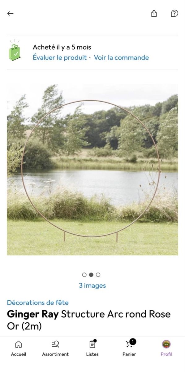 Tutte le decorazioni: Arche ronde 2 mètres – Usato da Chavannes-Renens venduto da mumin09 1