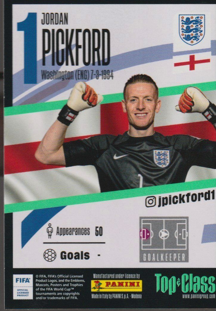 Panini Sammelbilder & Trading cards: PANINI Card TOP CLASS 23 Rainbow Master  FOIL 204 PICKFORD – Neu (gemäss Beschreibung) aus Vezia von Aquarius_Age 1