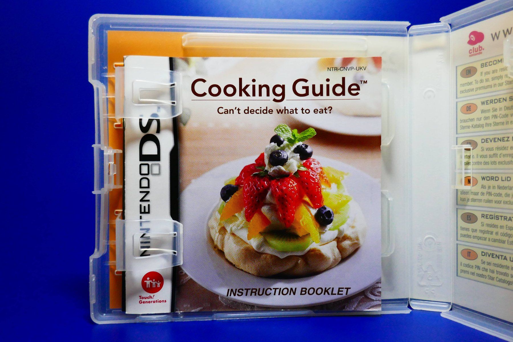 Nintendo Giochi: Cooking Guide & VIP - Nintendo DS – Usato da Vuarrens venduto da Espace-Retro 1