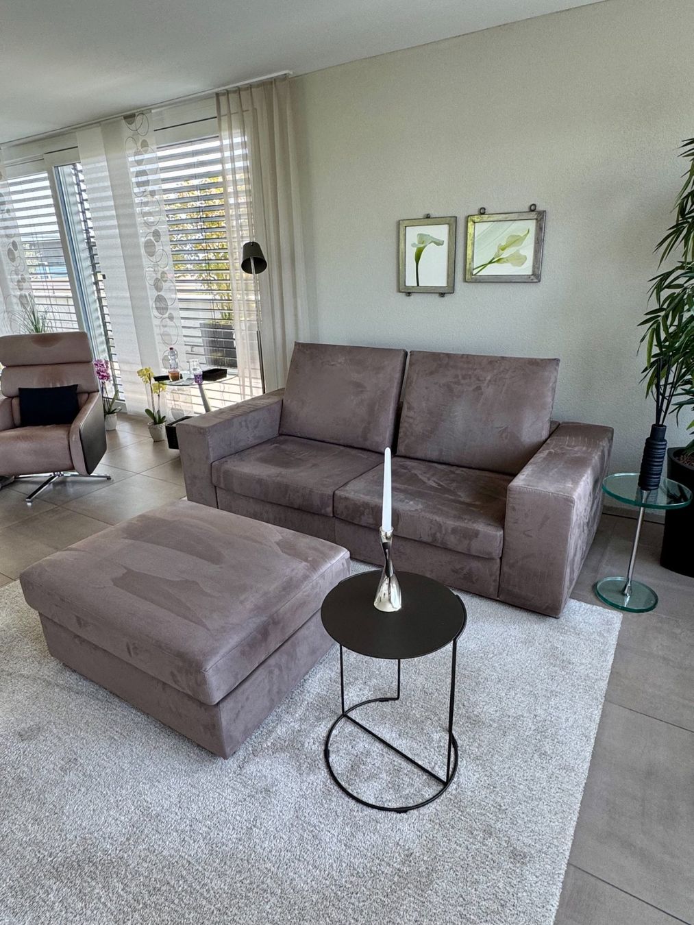 Divani: Sofa - Groundpiece von Flexform mit/ohne Hocker – Usato da Schocherswil venduto da EstherWei