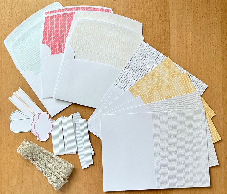 Stampin Up Kartenset + Umschläge und Zubehör Karten basteln (Neu ...