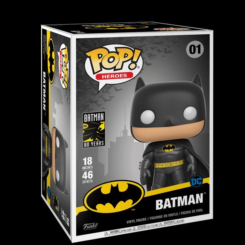 Funko Figuren: Funko Pop! Mega Batman 18 pouces  référence 42122 DC Comics – Neu und originalverpackt aus Vevey von Legrand.Studio 1