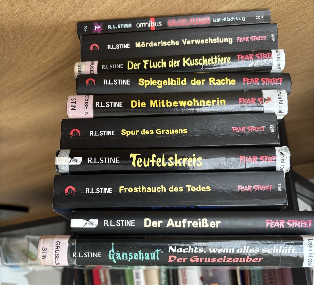 Libri: 10x r.l. Stine Bücher – Usato da Zizers venduto da L.Berther
