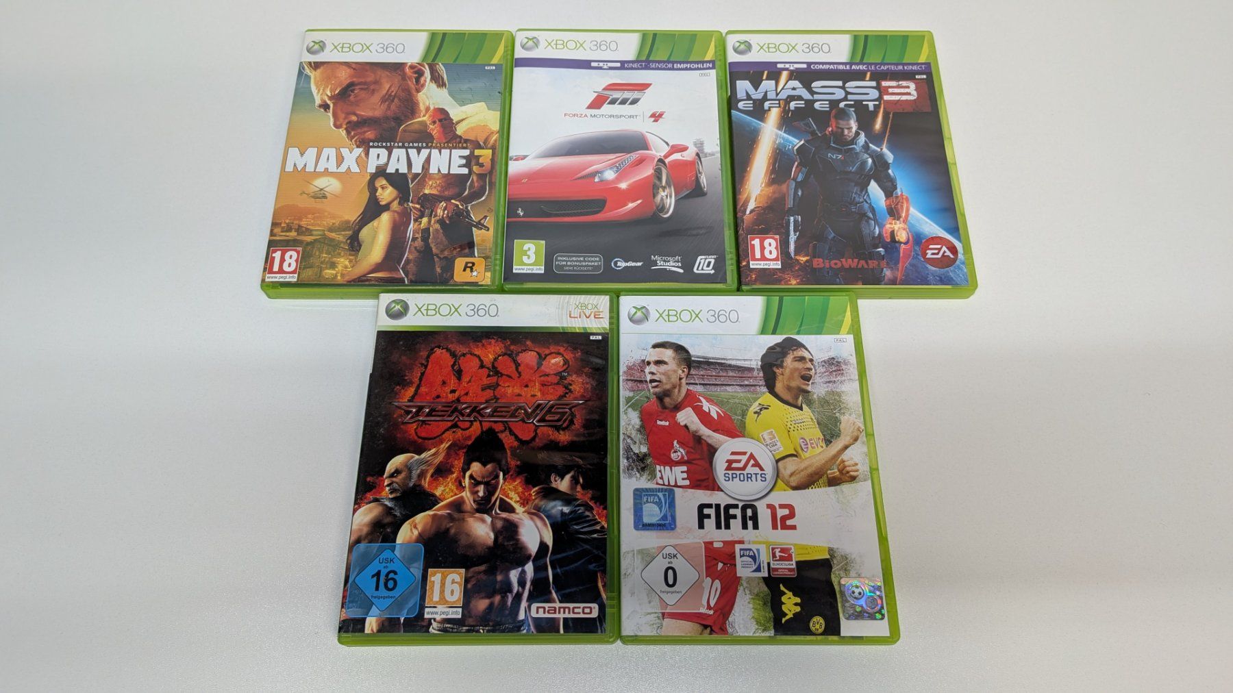 Microsoft Console: Microsoft Xbox 360 E mit Controller und 5 Spielen – Usato da Menziken venduto da mame18 2