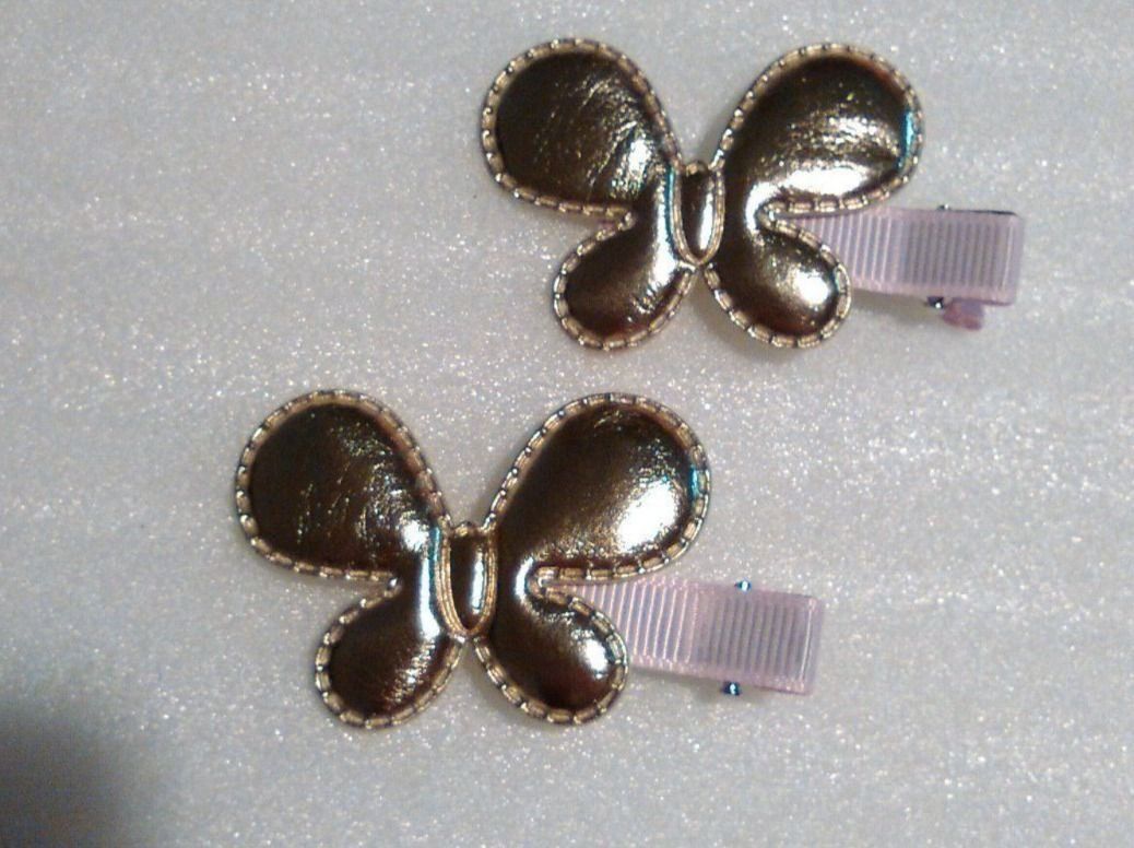 Accessoires pour cheveux: HAARKLIPS 2 SCHETTERLING;GOLD FARBE – Neuf (Voir description) à Basel par bijoutrie_4