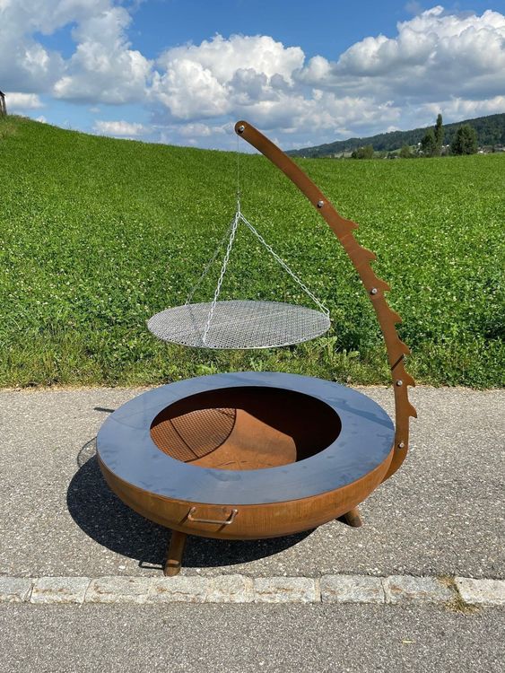 Feuerschale Corten Rostoptik 120cm Kaufen auf Ricardo