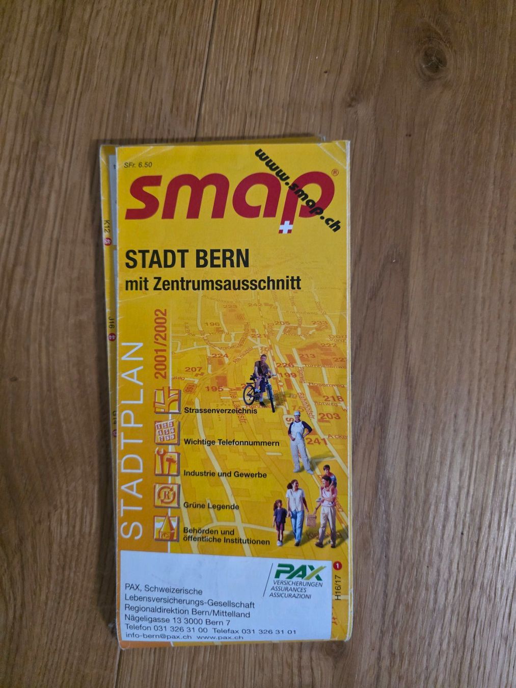 Cartine & Atlanti: alter Stadtplan Karte Stadt Bern – Usato da Walterswil BE venduto da Lonitti