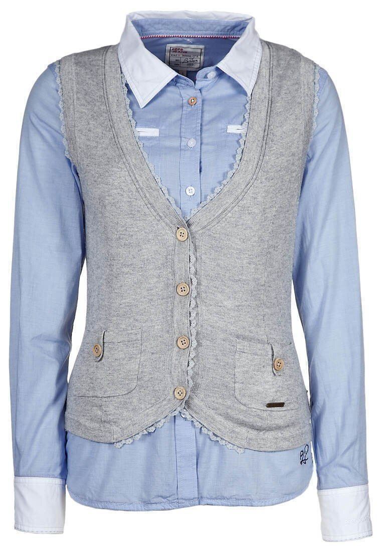 Pepe Jeans Blusen: Pepe Jeans Bluse mit Weste ❤ – Gebraucht aus Kreuzlingen von shopaholicatheart