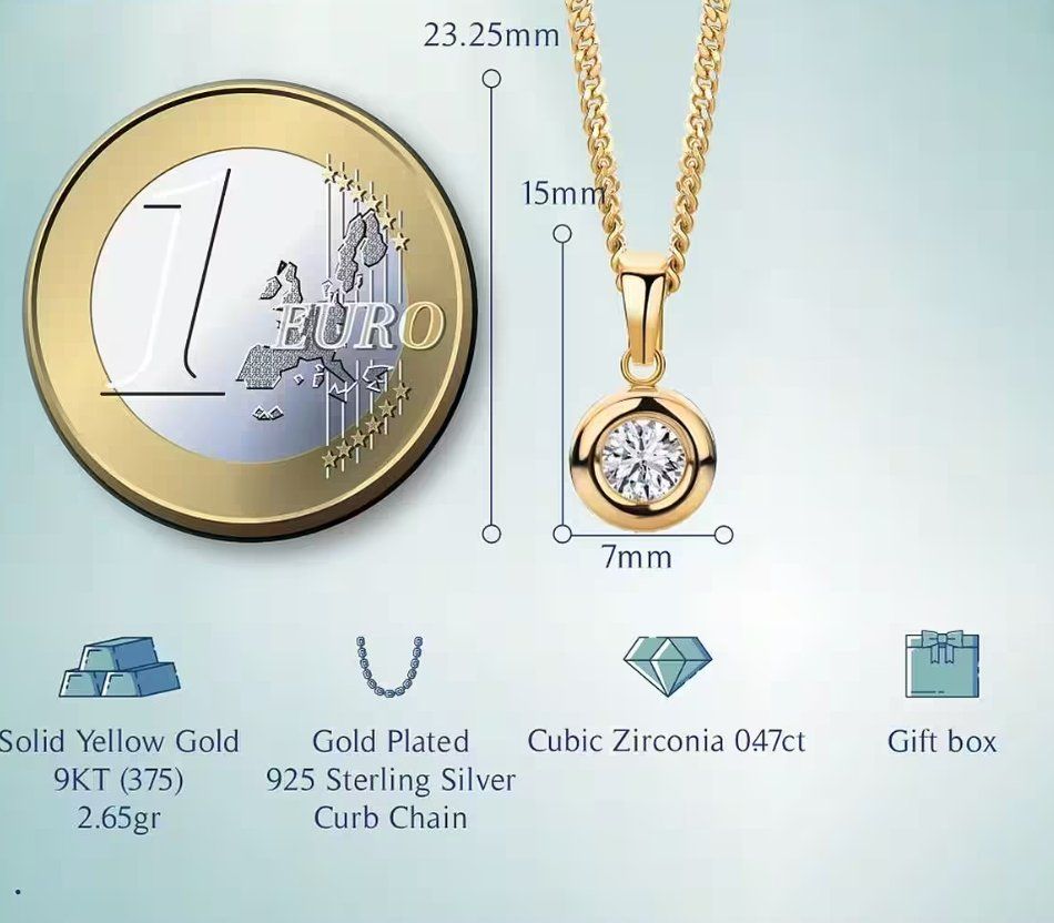 Ciondoli: Anhänger 9karat Echtgold – Nuovo e nell'imballaggio originale da Hemmental venduto da Goldwelt2 3