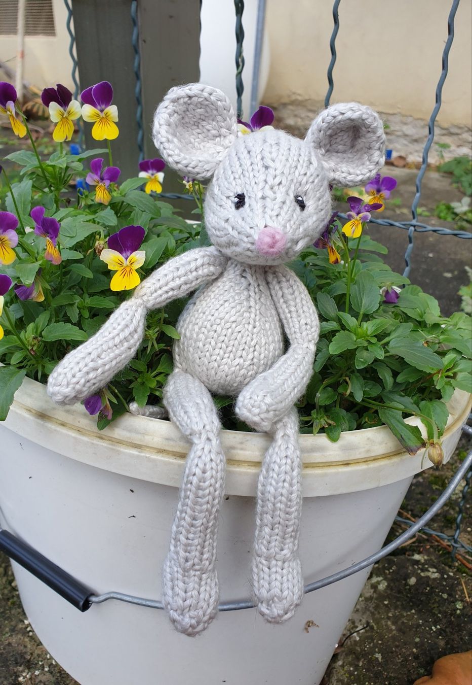Tutte le decorazioni: Maus im Pullover gestrickt retro vintage Stil handmade – Nuovo (secondo la descrizione) da Gelterkinden venduto da Macrameed 6