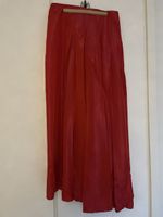 Zara Woman Red Skirt Rayon Size M Elegant ✨