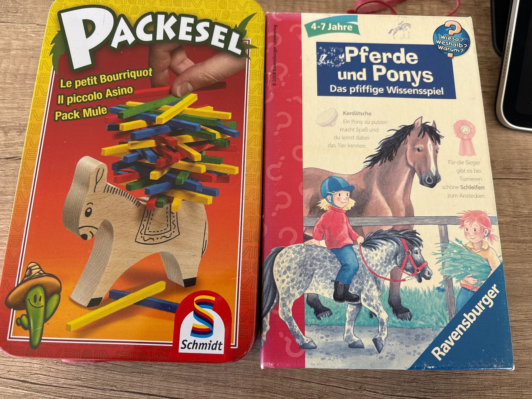 Spiele: 2 Spiele Pferde & Ponys/ Packesel – Gebraucht aus Schübelbach von S1CH
