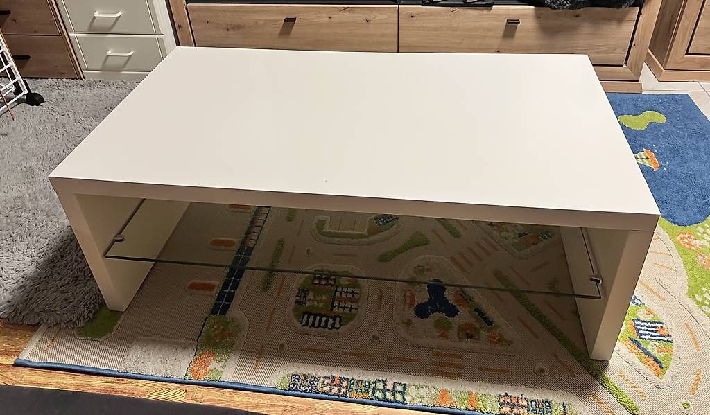 Tables: Couchtisch mit Glasplatte – D'occasion à Dietwil par kim_9ntv 1