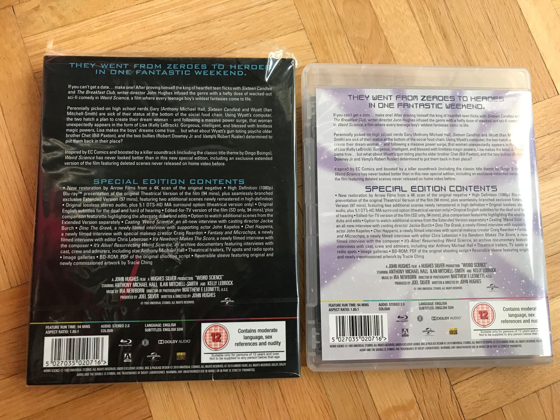 Tutti i DVDs: Weird Science - mit Booklet und Slipcover - Blu-ray – Nuovo (secondo la descrizione) da Zürich venduto da Malcom 2