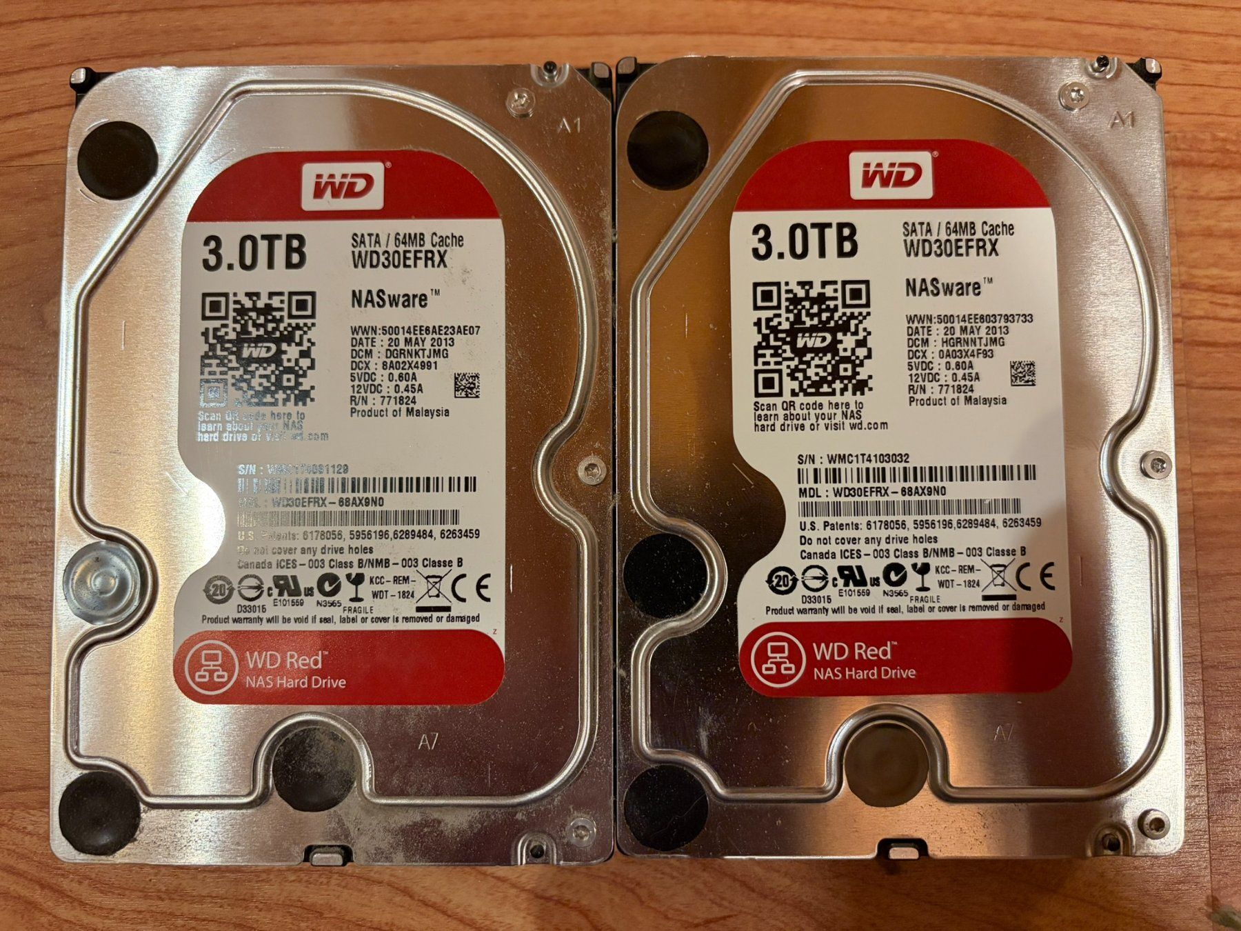 Harddisks: WD Red 3TB – Gebraucht aus Choëx von Xims