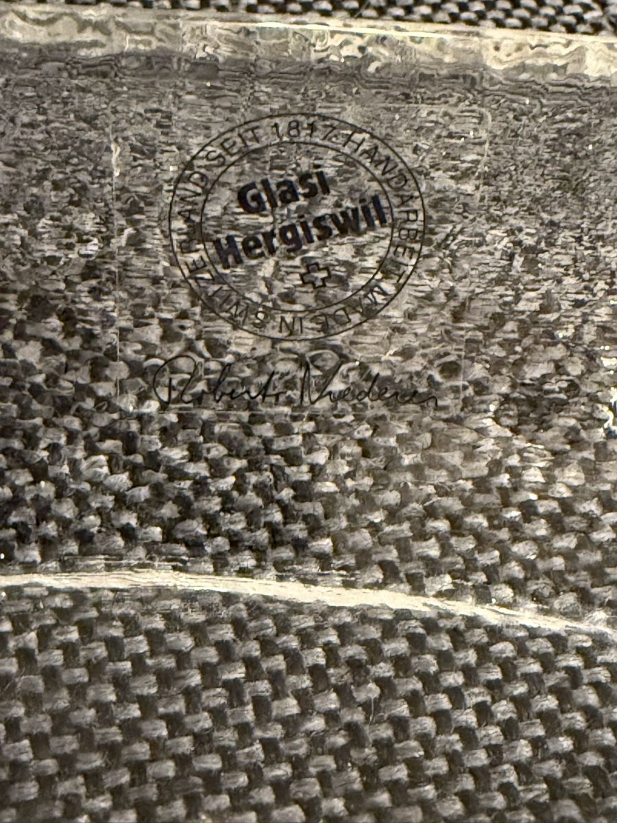 Glasi Hergiswil Servierplatten: Glasschale Glasi Hergiswil Bootsform – Gebraucht aus Buchs SG von and_d8tp 2