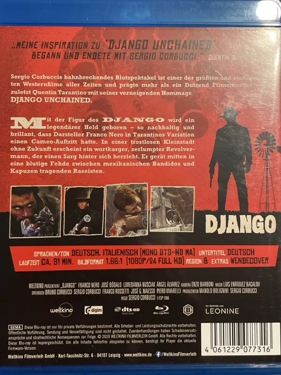 Tutti i DVDs: Django (1966) – Nuovo (secondo la descrizione) da Waldenburg venduto da Gonzo8 1