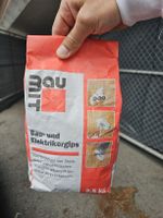 2.5kg Bau-und Elektrikergips zum Eingipsen, neu 