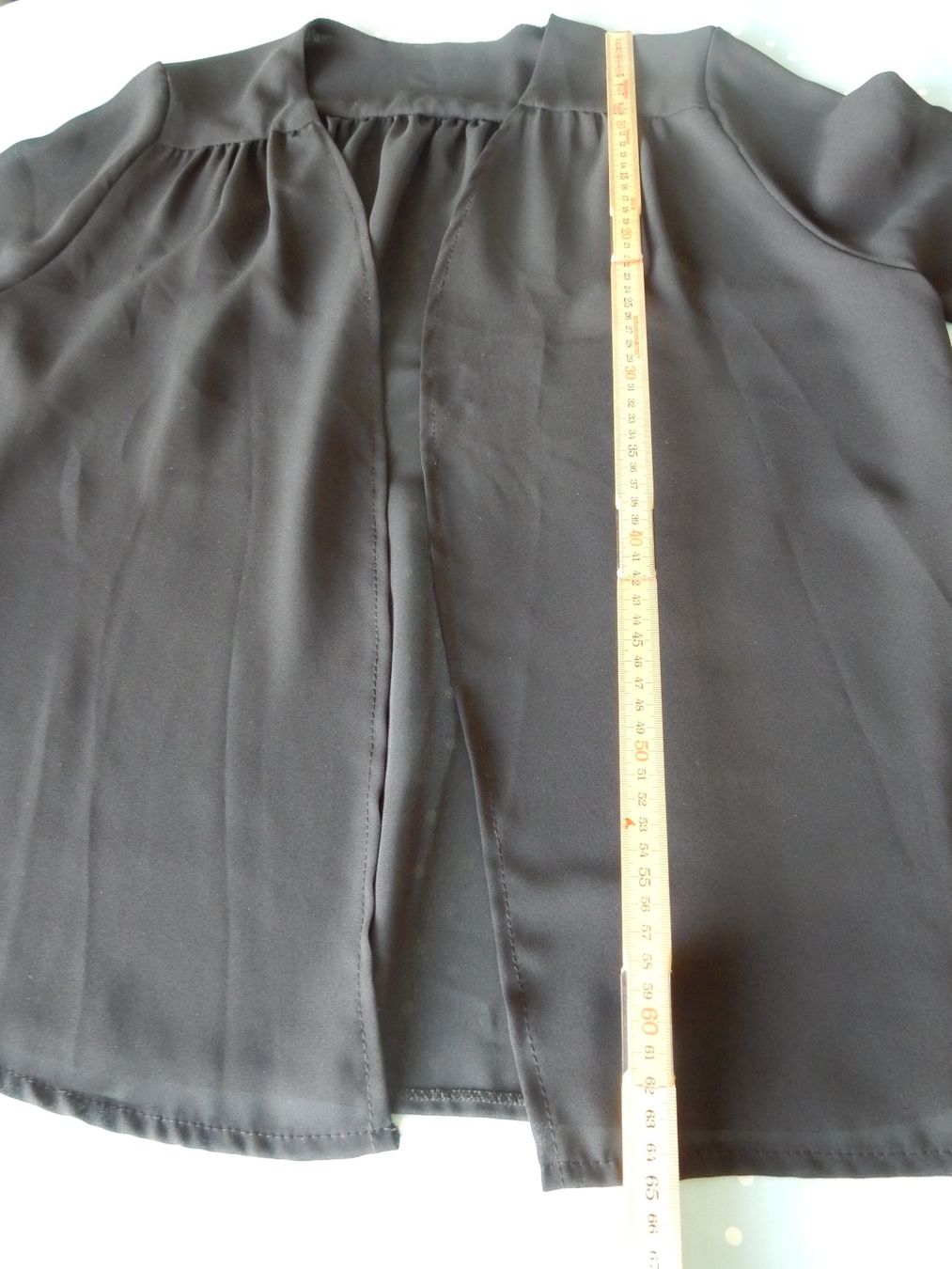 Giacche: schwarzes durchsichtiges Jäckchen M Jacke Bluse Party – Usato da Jona venduto da simongarden 1