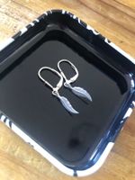 Boucles d’oreilles argent plumes