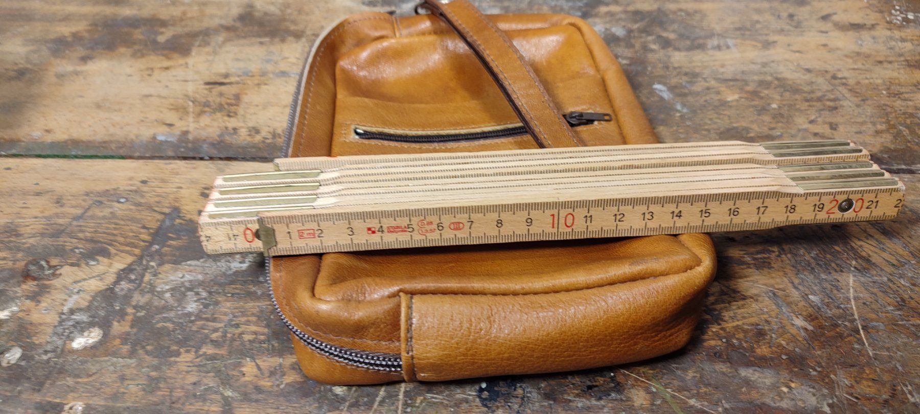 Borse: Wunderschöne alte Tabak Tasche Leder – Usato da Gelterkinden venduto da MYSTOREFORYOU4460 3
