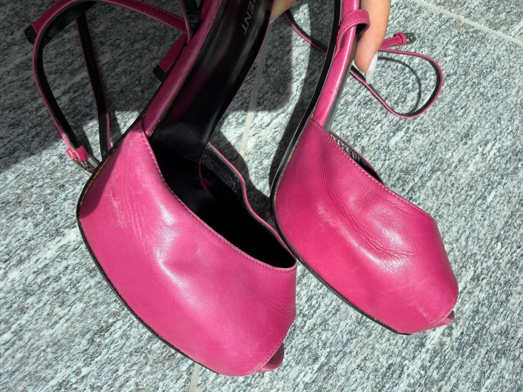 Saint Laurent Scarpe da donna: Saint Laurent Leder Sandalen 40 Gr. – Usato da Stäfa venduto da Alesenka 3