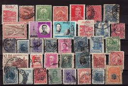 111 SÜDAMERIKA, 73 BM + Tütchen diverser Länder ab ca 1900
