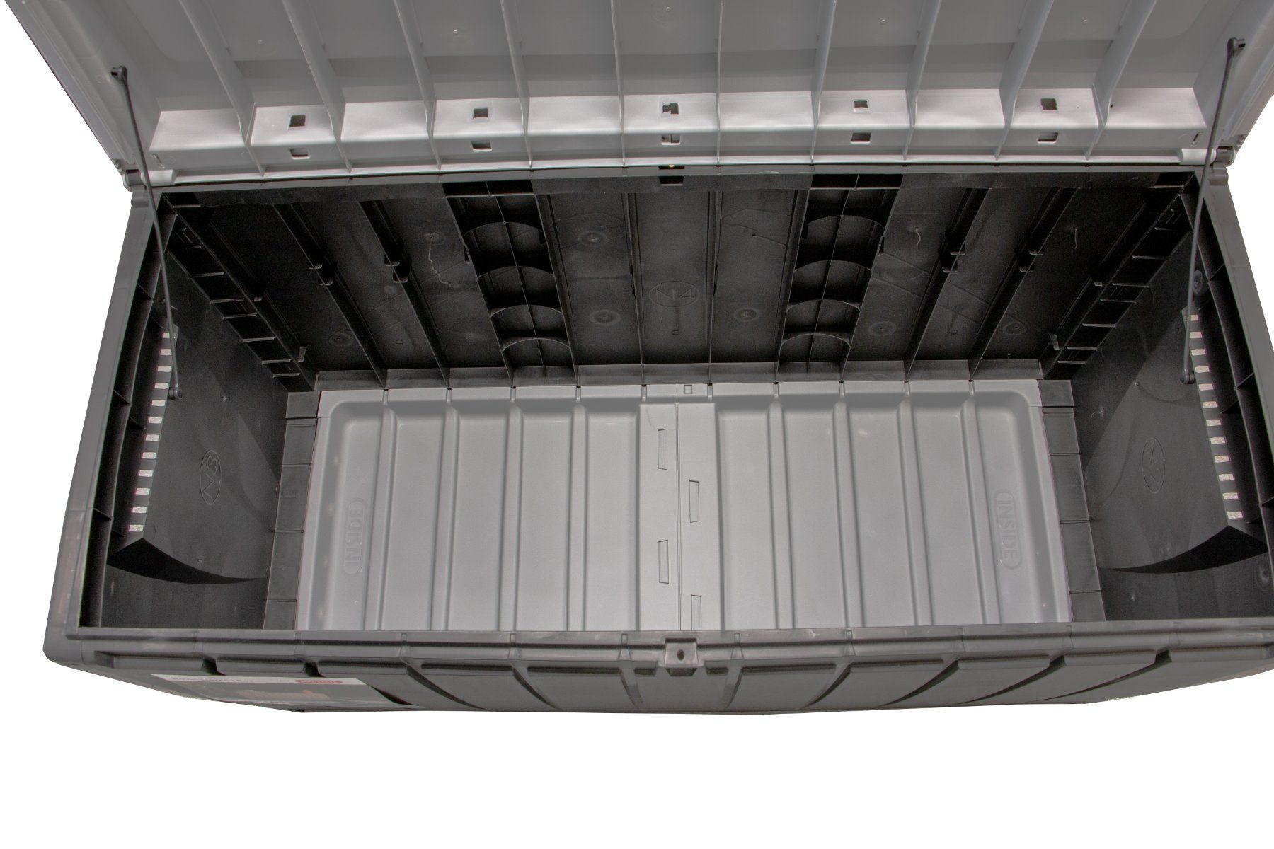 Keter Auflagenboxen: Keter Novel Storage Box schwarz/grau – Gebraucht aus Gontenschwil von colibri24. 4