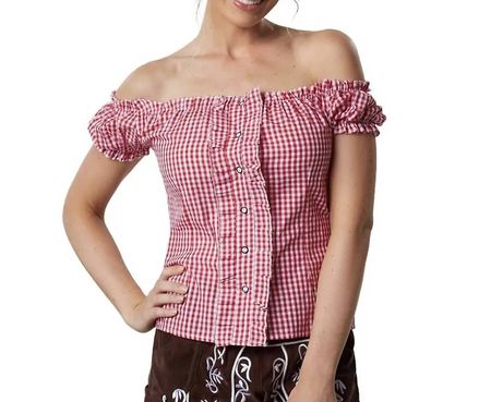 neue Oktoberfest Trachtenbluse Grösse S