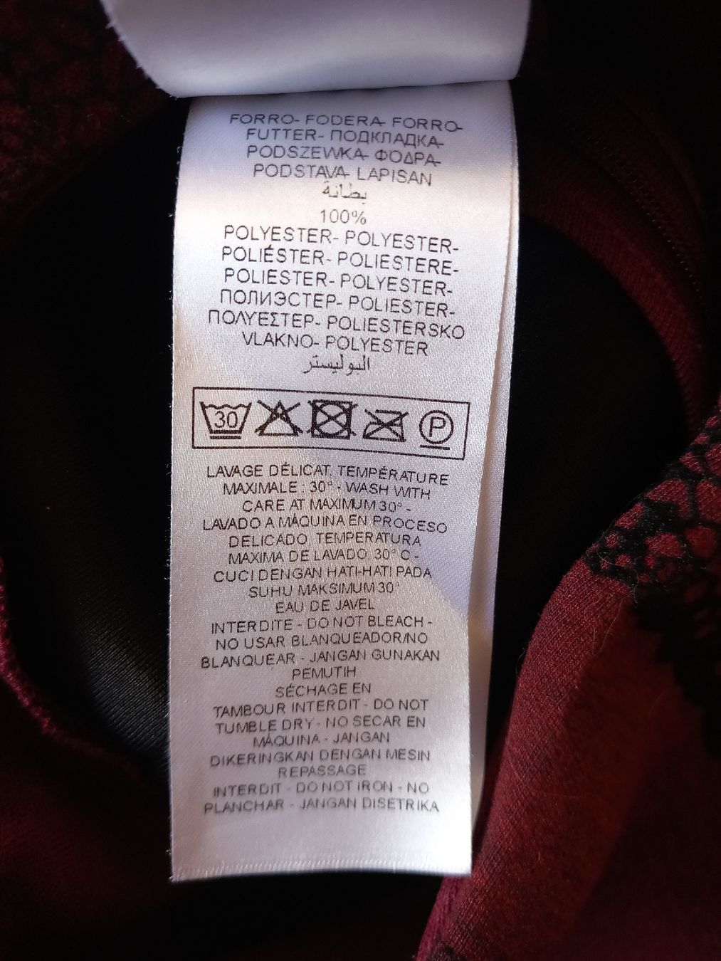 Nafnaf Vestiti: Robe bordeaux sans manches Naf Naf – Nuovo (secondo la descrizione) da Faoug venduto da per_kp6r 5