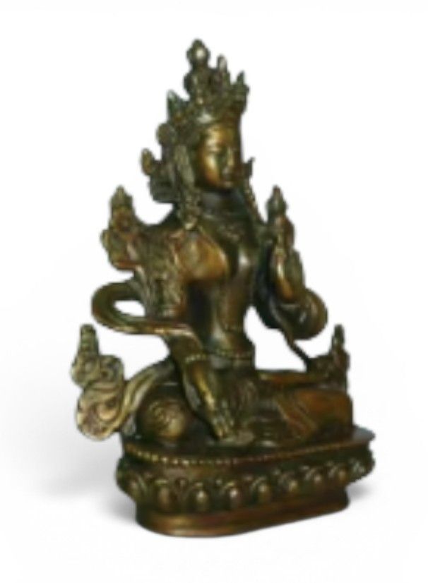 Statuette: Tara Tibetaine en bronze – Nuovo e nell'imballaggio originale da Vernier venduto da 19pigments 1