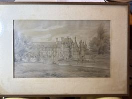 De PURY Paul. Dessin de Chenonceaux 