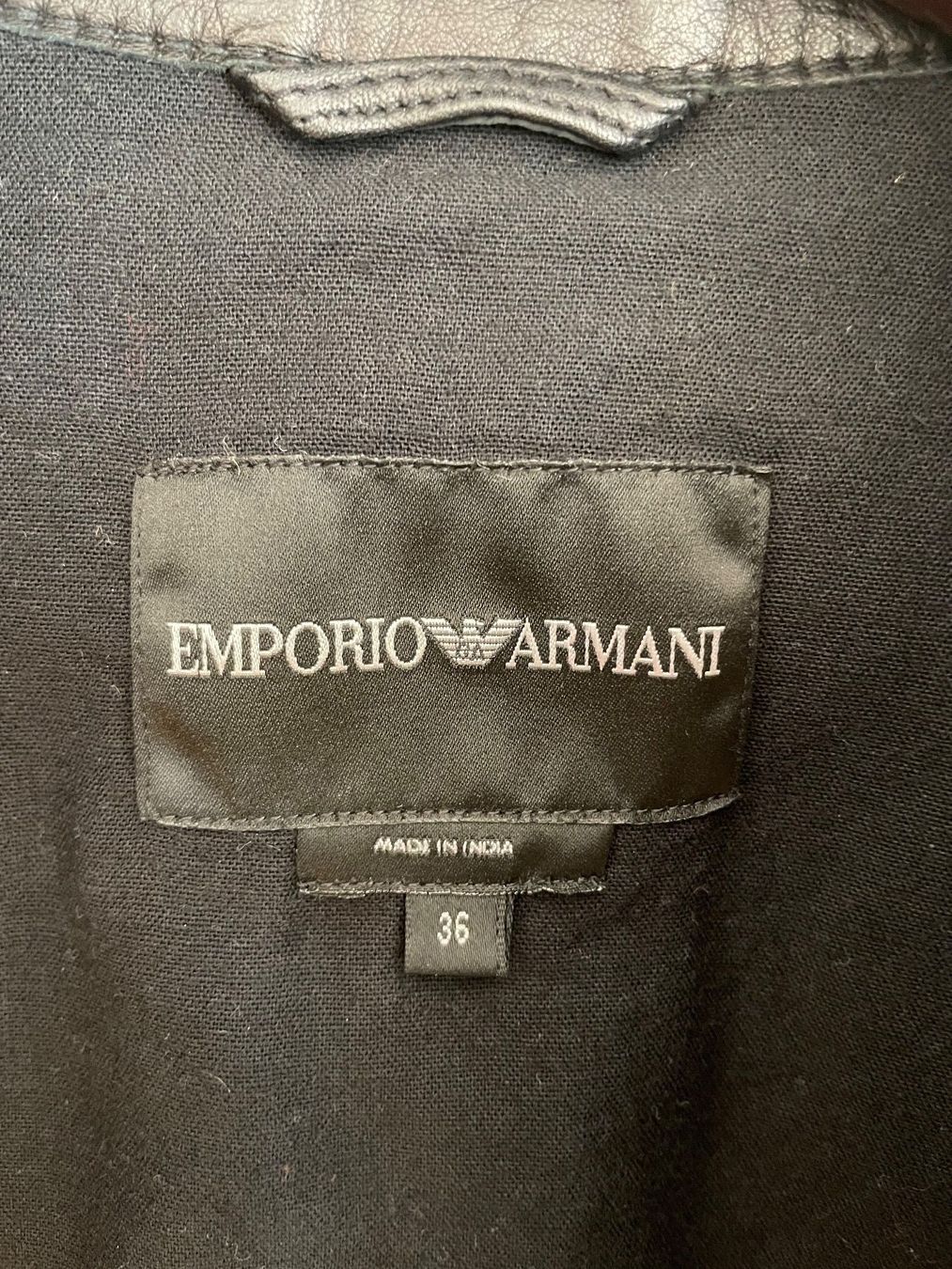 Armani Giacche: ARMANI Lederjacke (Lammleder) – Nuovo (secondo la descrizione) da Zürich venduto da StarBurn 4
