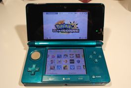 Nintendo 3DS Aqua Blue / Türkis – guter Zustand