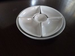 Apéroschalen 5-teilig, weiss