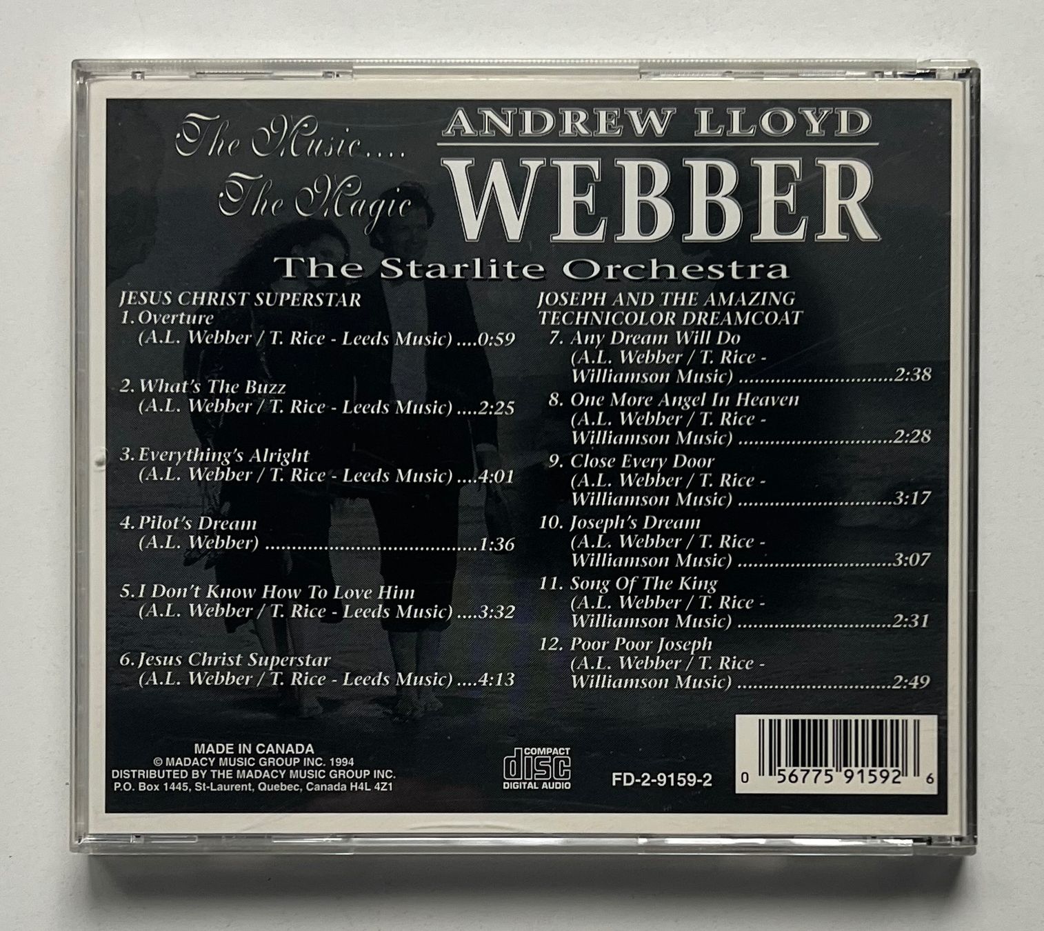 CD: Andrew Lloyd Webber / The Music... The Magic – Usato da Näfels venduto da rottabi 1